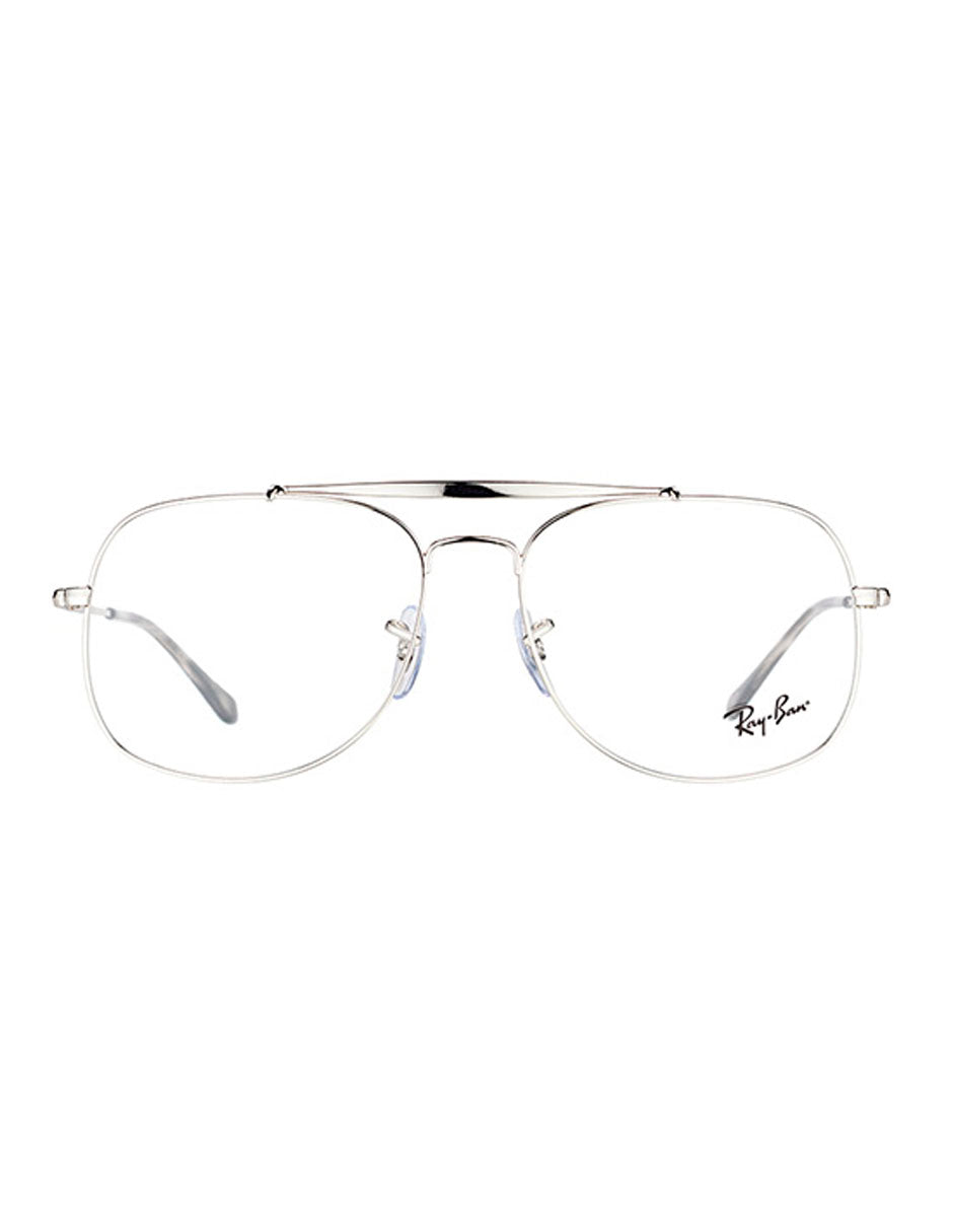 ARMAZON OFTALMICO RAY BAN GENERAL RB6389 2501 57MM PLATA