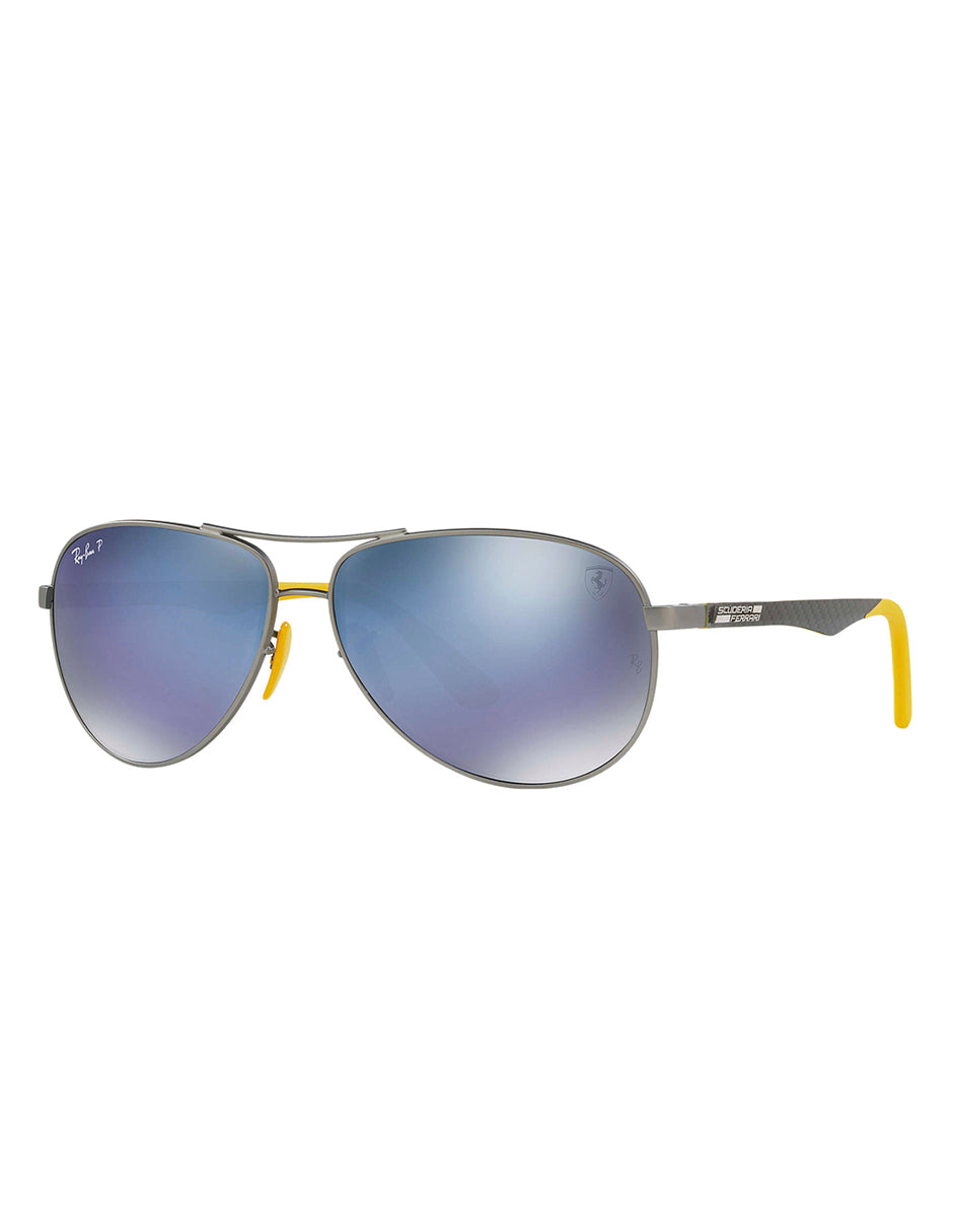 LENTES DE SOL POLARIZADOS RAY BAN FERRARI RB8313M F003H0 61MM AZUL