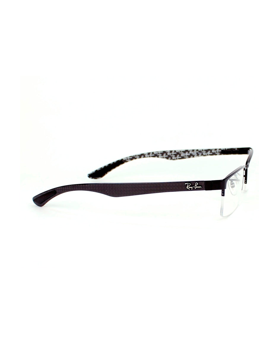 ARMAZON OFTALMICO FIBRA DE CARBONO RAY BAN RB8412 2509 52MM NEGRO