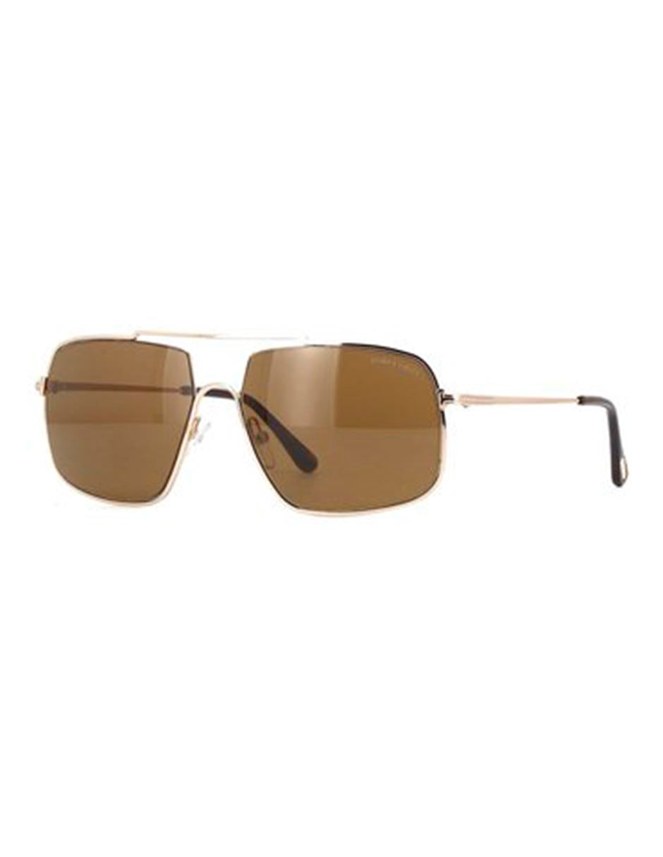 LENTES DE SOL TOM FORD TF585 28E 61MM DORADO/CAFE