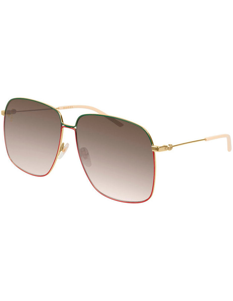 LENTE DE SOL GUCCI GG0394S 003 61MM DORADO CAFE