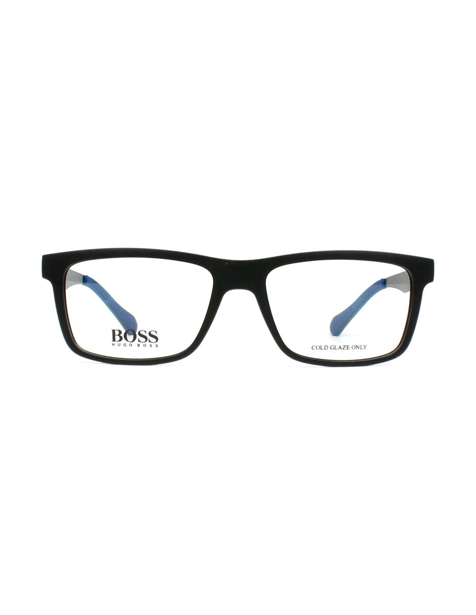 ARMAZON OFTALMICO BOSS 0870 0N2 NEGRO/PLATEADO