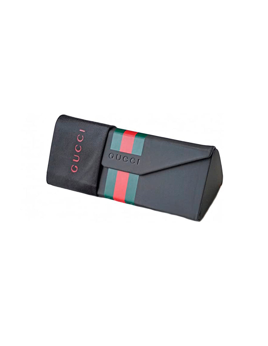 LENTE DE SOL GUCCI GG0062S 013 57MM AZUL/ROJO