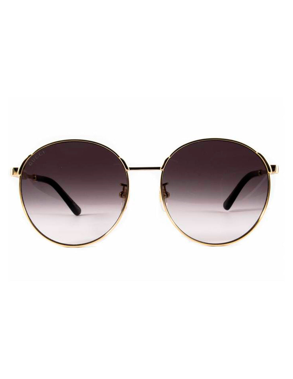 LENTE DE SOL GUCCI GG0206SK 001 58MM DORADO/GRIS