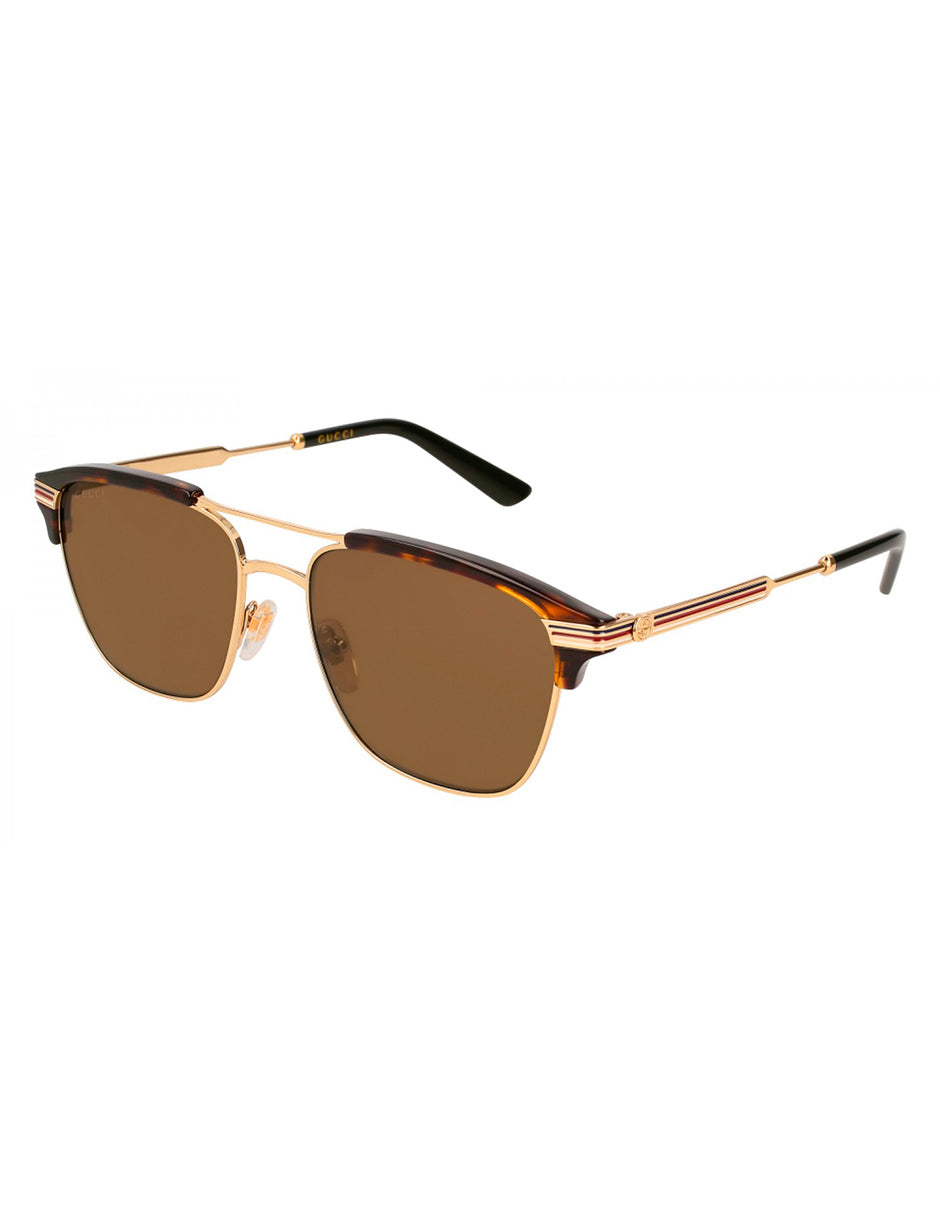 LENTE DE SOL GUCCI GG0241S 003 54MM DORADO/CAFE