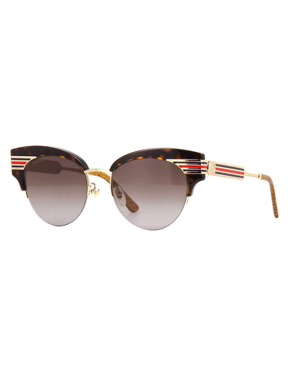 LENTE DE SOL GUCCI GG0283S 002 53MM DORADO/MARRON