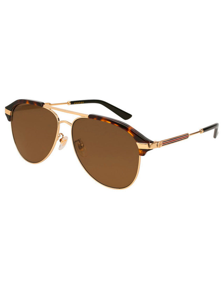 LENTE DE SOL GUCCI GG0288SA 002 60MM MARRON