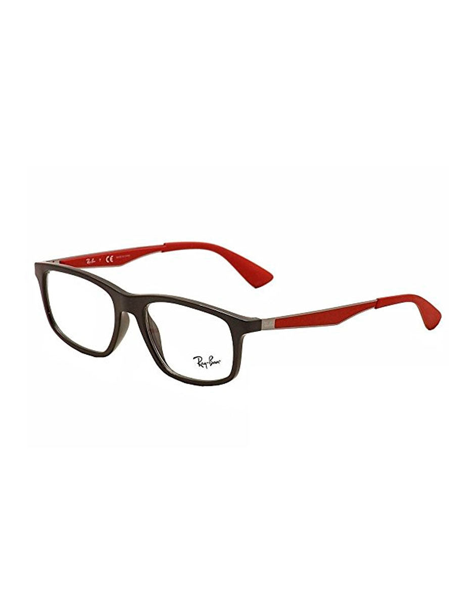 ARMAZÓN OFTÁLMICO RAY BAN RB7055 5418 55MM GRIS ROJO