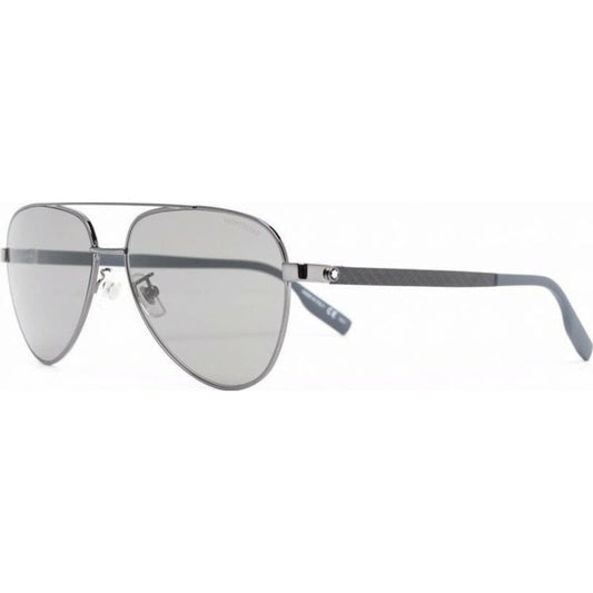 LENTE DE SOL MONT BLANC MB0182S 002 GRIS 59-15-145
