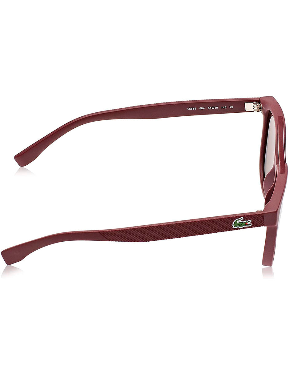 LENTE DE SOL LACOSTE L883S 604 54MM BURGUNDY