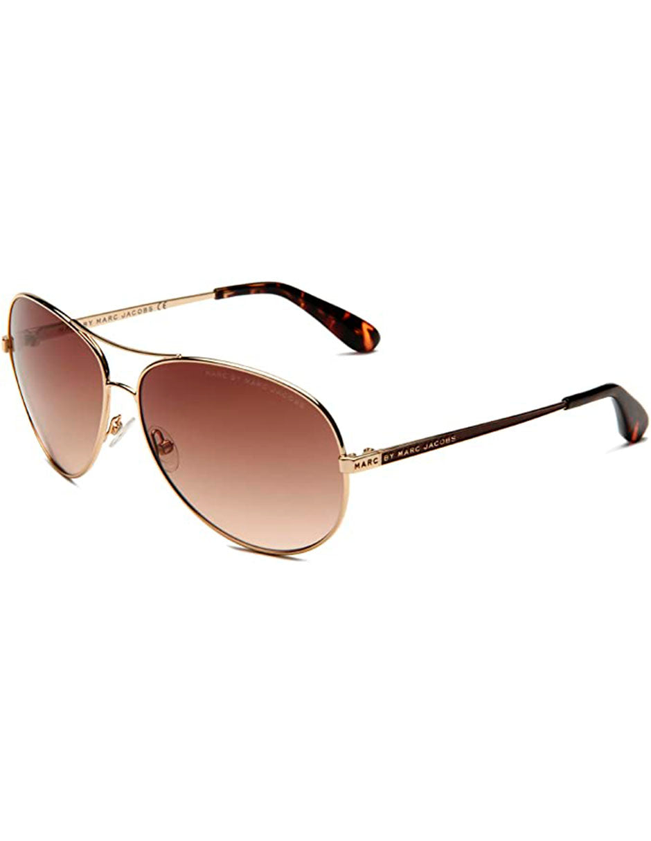 LENTE DE SOL MARC JACOBS MMJ184S J5GNO 60MM CAFÉ/DORADO