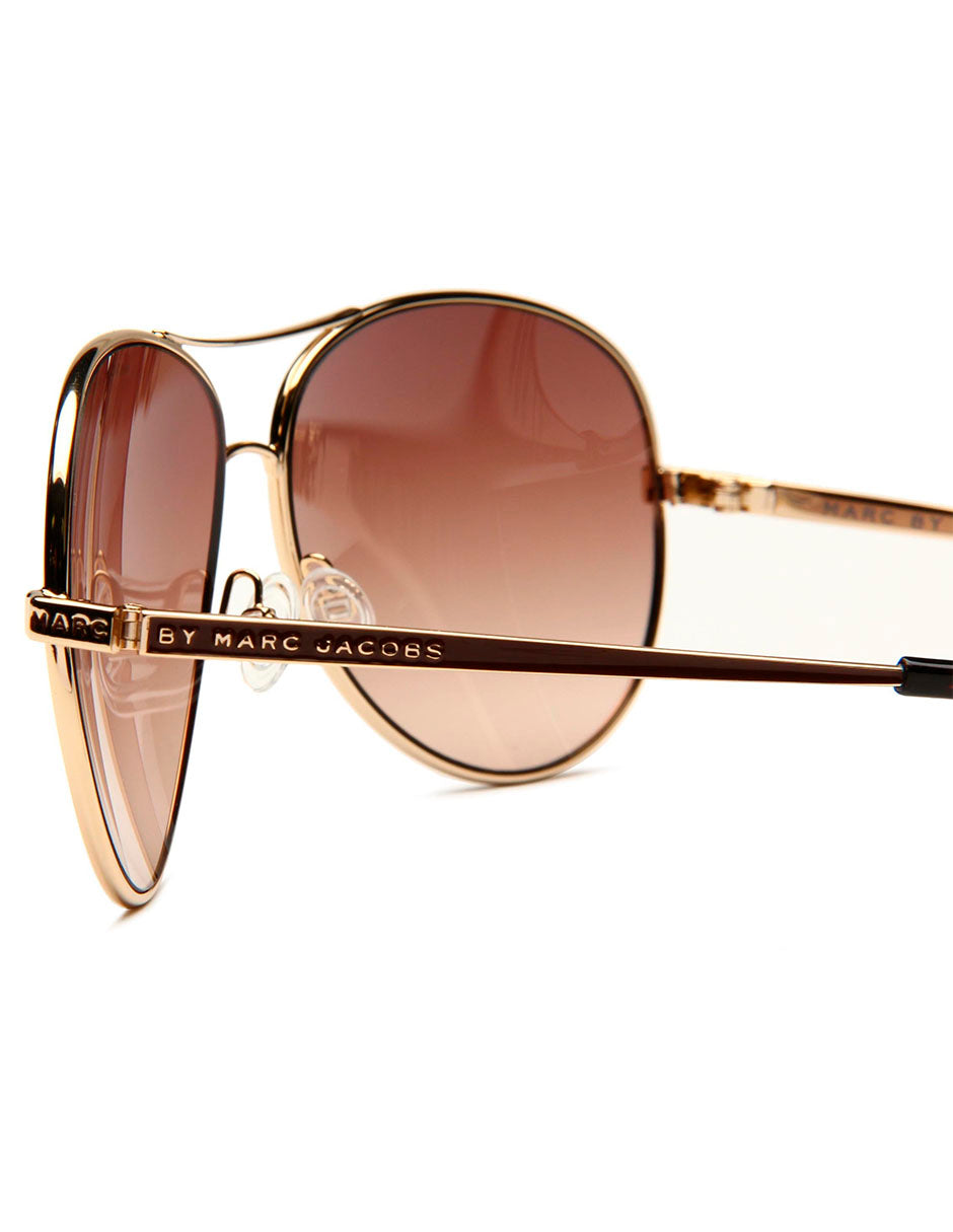 LENTE DE SOL MARC JACOBS MMJ184S J5GNO 60MM CAFÉ/DORADO