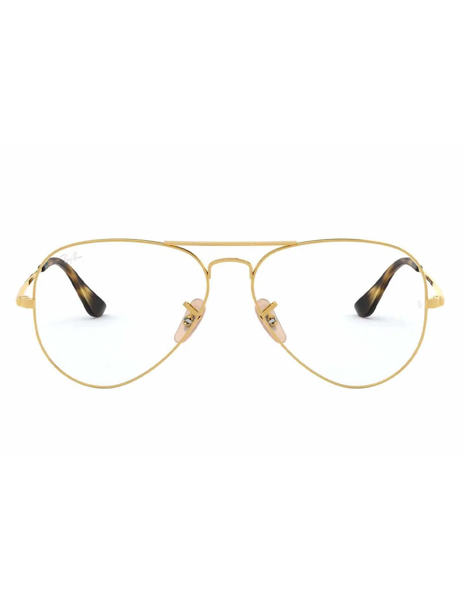 ARMAZÓN OFTÁLMICO RAY BAN AVIADOR RB6489 2500 58MM DORADO