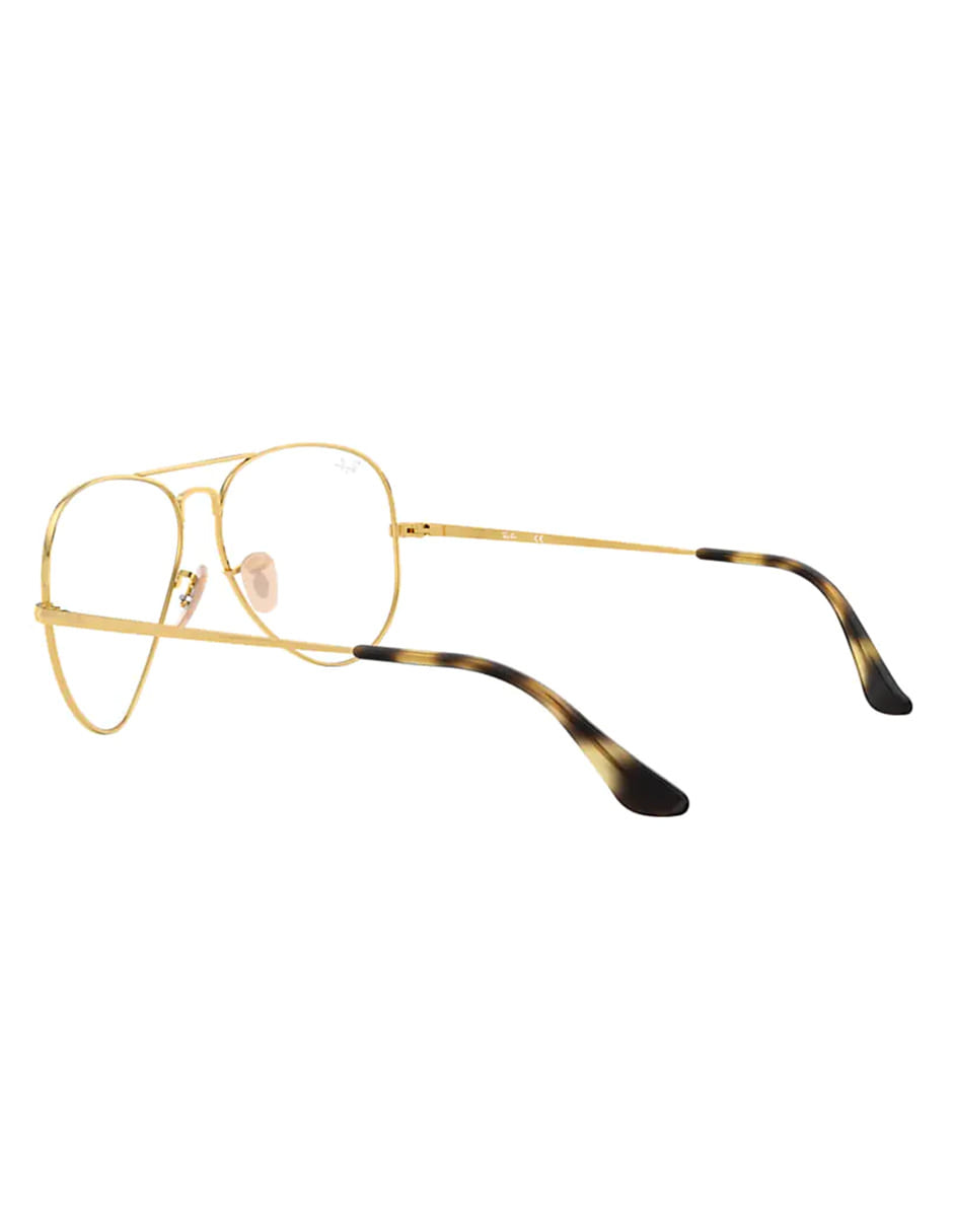 ARMAZÓN OFTÁLMICO RAY BAN AVIADOR RB6489 2500 58MM DORADO