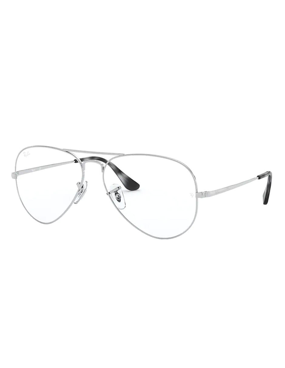 ARMAZÓN OFTÁLMICO RAY BAN AVIADOR RB6489 2501 58MM PLATA