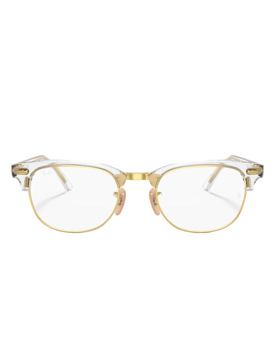 ARMAZÓN OFTÁLMICO RAY BAN CLUBMASTER RB5154 5762 51MM TRANSPARENTE DORADO