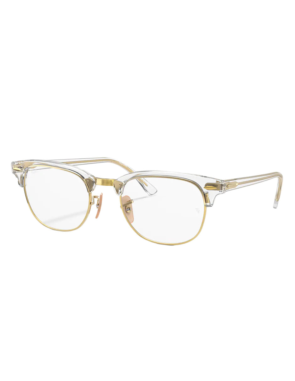 ARMAZÓN OFTÁLMICO RAY BAN CLUBMASTER RB5154 5762 51MM TRANSPARENTE DORADO