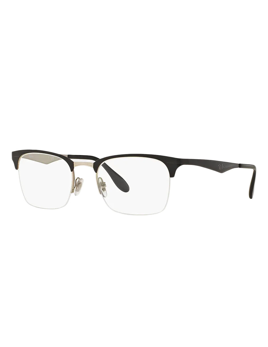 ARMAZÓN OFTÁLMICO RAY BAN RB6360 2861 51MM NEGRO PLATA