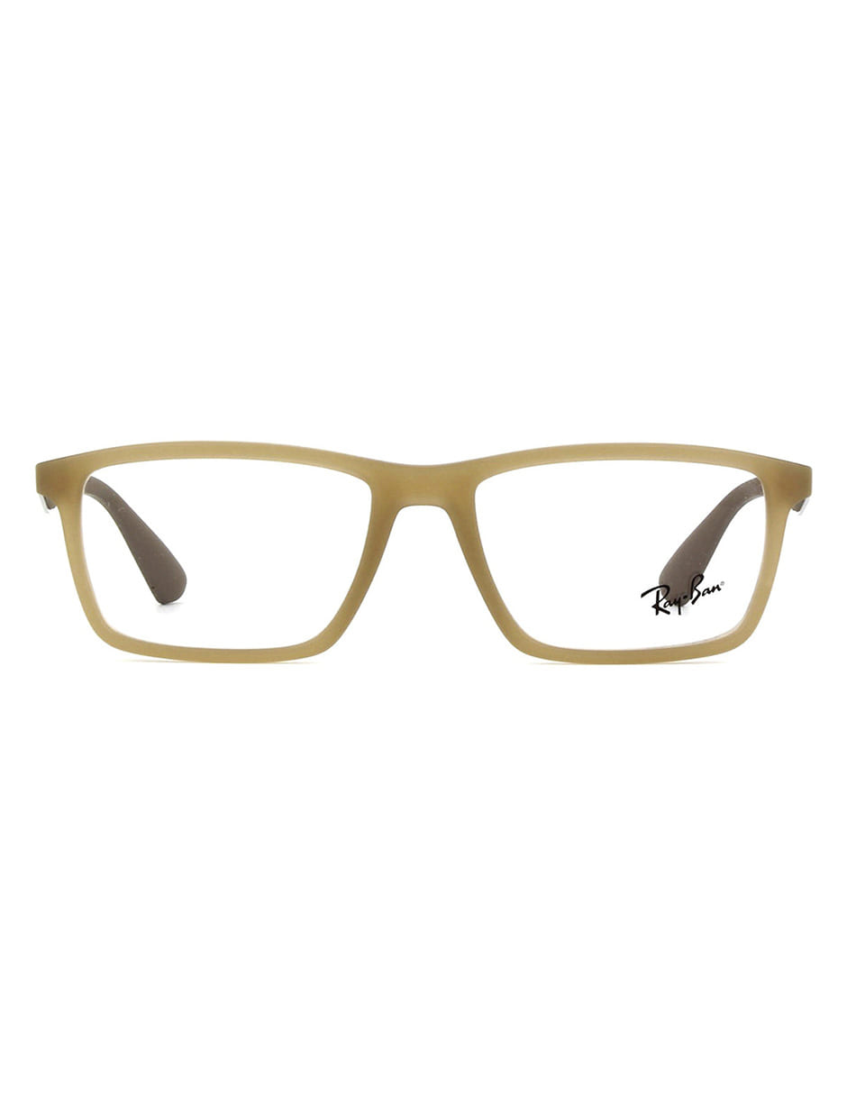 ARMAZÓN OFTÁLMICO RAY BAN RB7056 5646 53MM CREMA, CAFE