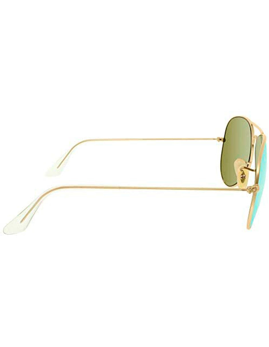 LENTE DE SOL RAY BAN RB3025 112 P9 58MM DORADO CON VERDE