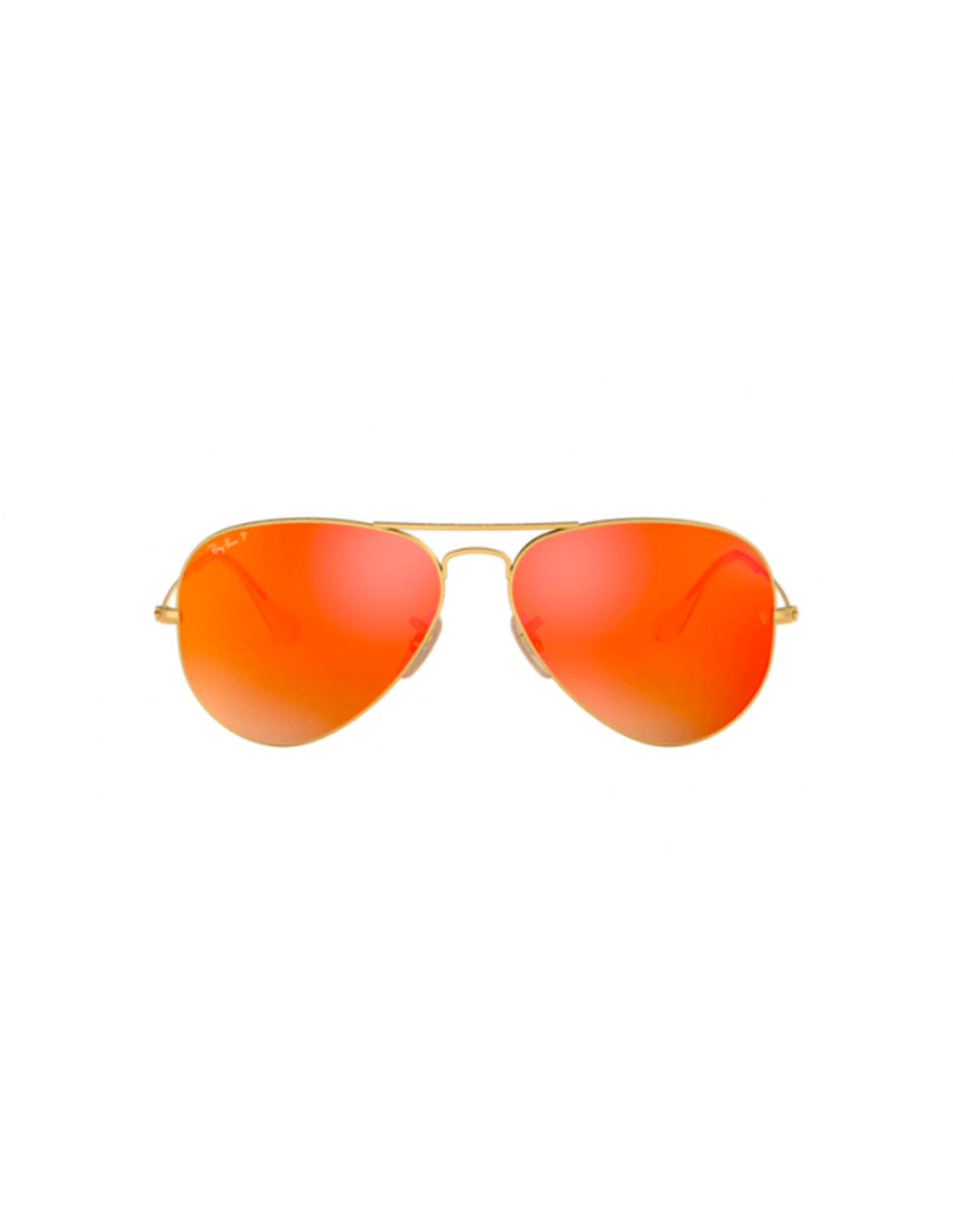 LENTE DE SOL RAY BAN RB3025 112 4D 58MM DORADO CON NARANJA