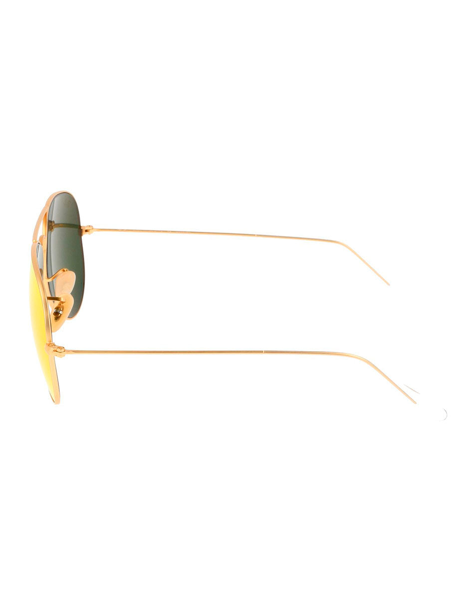 LENTE DE SOL RAY BAN RB3025 112 4D 58MM DORADO CON NARANJA