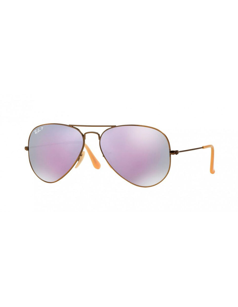 LENTE DE SOL RAY BAN RB3025 167 4K 58MM LILA CON BRONCE