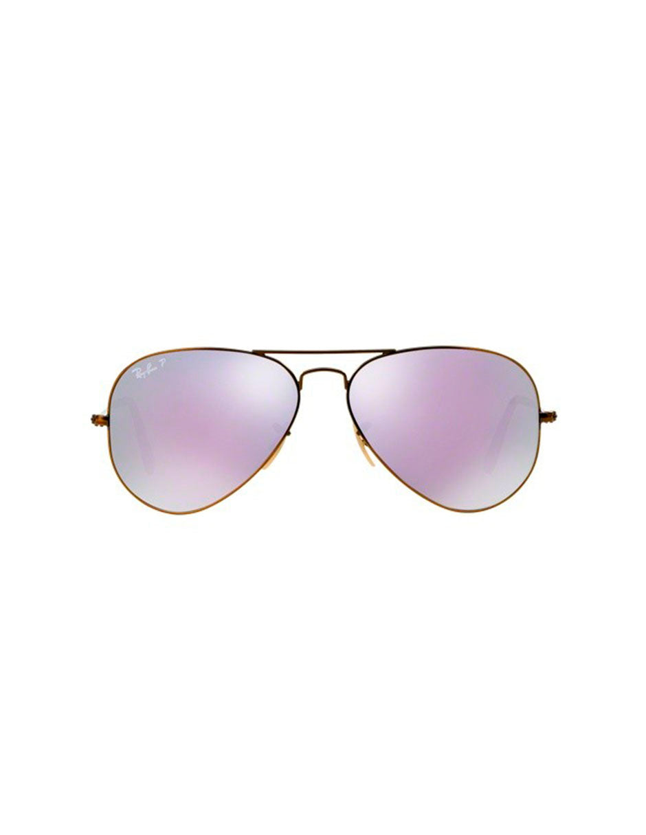 LENTE DE SOL RAY BAN RB3025 167/4K 55MM LILA CON BRONCE