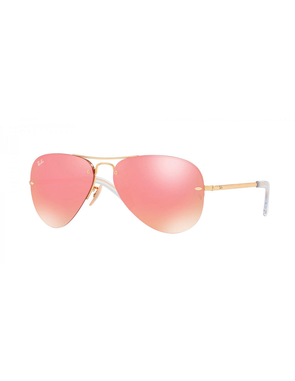 LENTE DE SOL RAY BAN RB3449 001/E4 59MM ROSA
