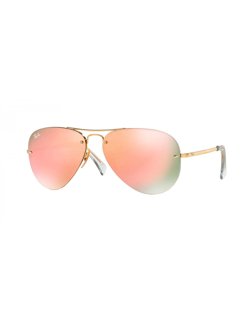 LENTE DE SOL RAY BAN RB3449 001/2Y 59MM ROSA