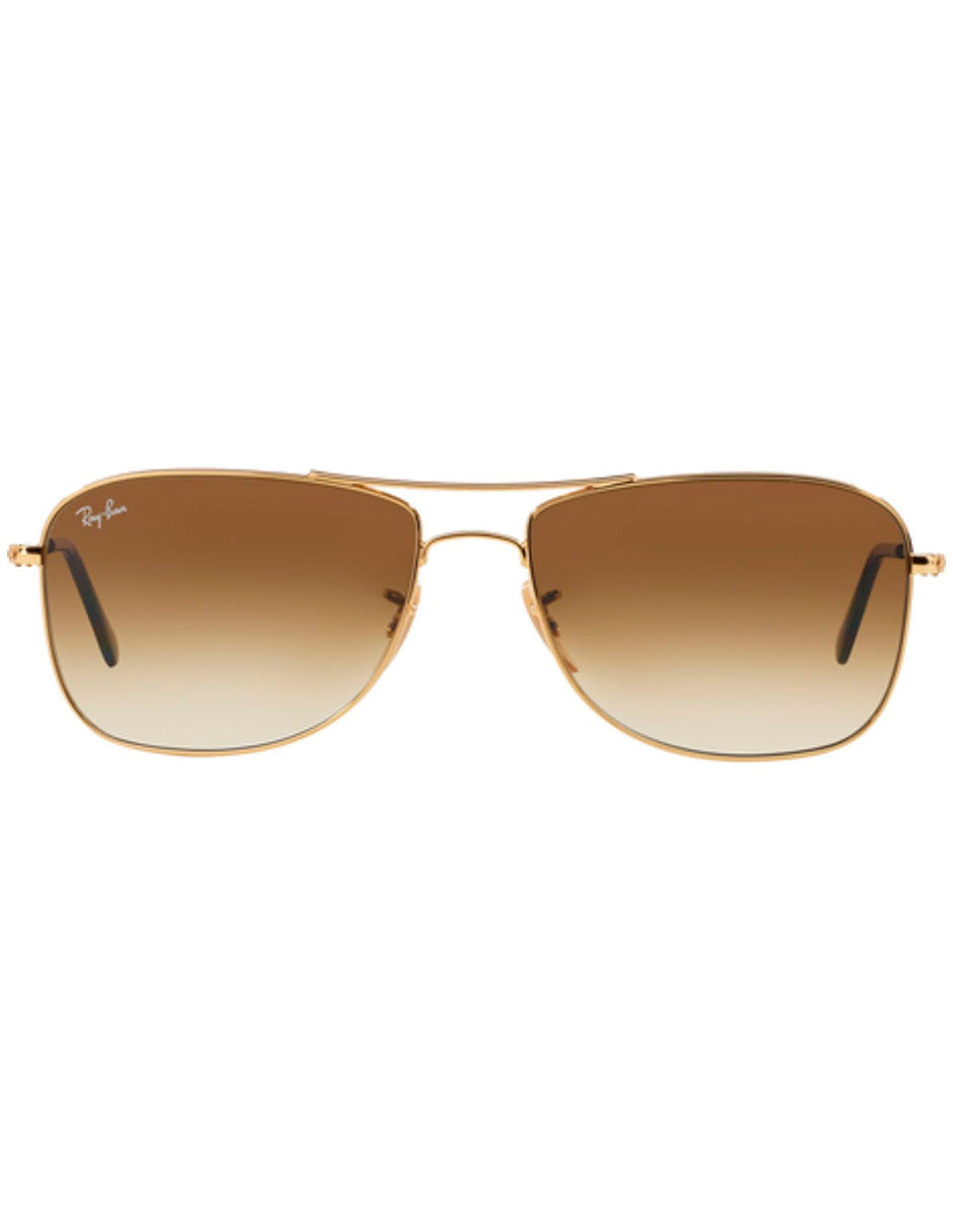 LENTE DE SOL RAY BAN RB3477 001/51 59MM DORADO/CAFE
