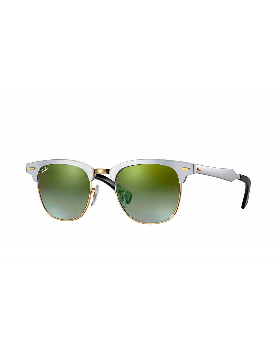 LENTE DE SOL RAY BAN RB3507 137/9J 51MM PLATA / VERDE