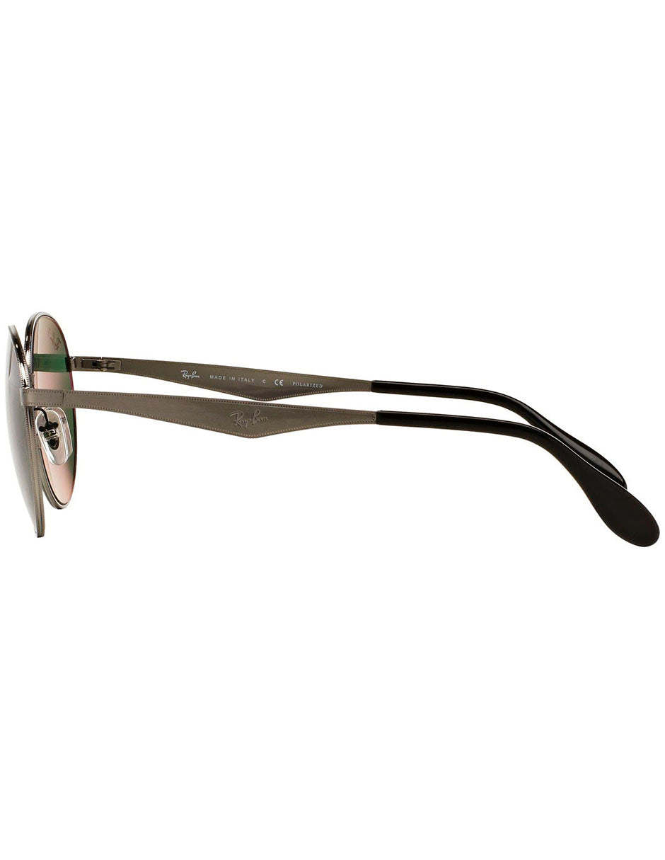 LENTE DE SOL RAY BAN RB3537 004 9A 51MM PLATEADO NEGRO