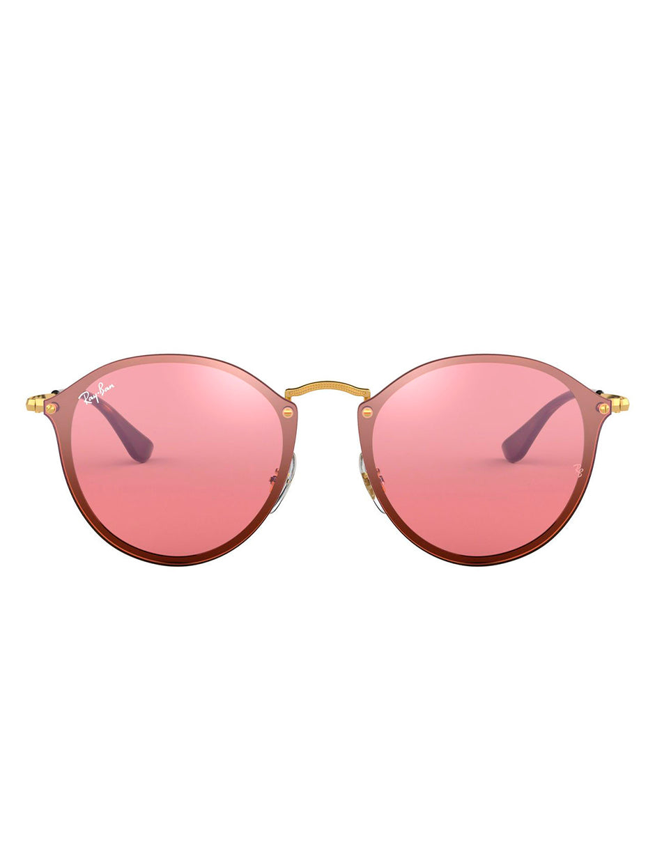 LENTES DE SOL RAY BAN BLAZE ROUND RB3574N 001/E4 59MM ROSA