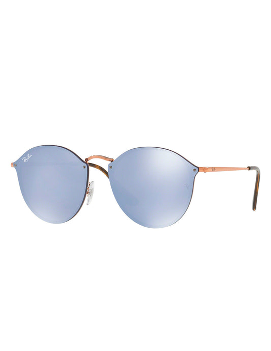 LENTES DE SOL RAY BAN BLAZE ROUND RB3574N 90351U 59MM PLATA