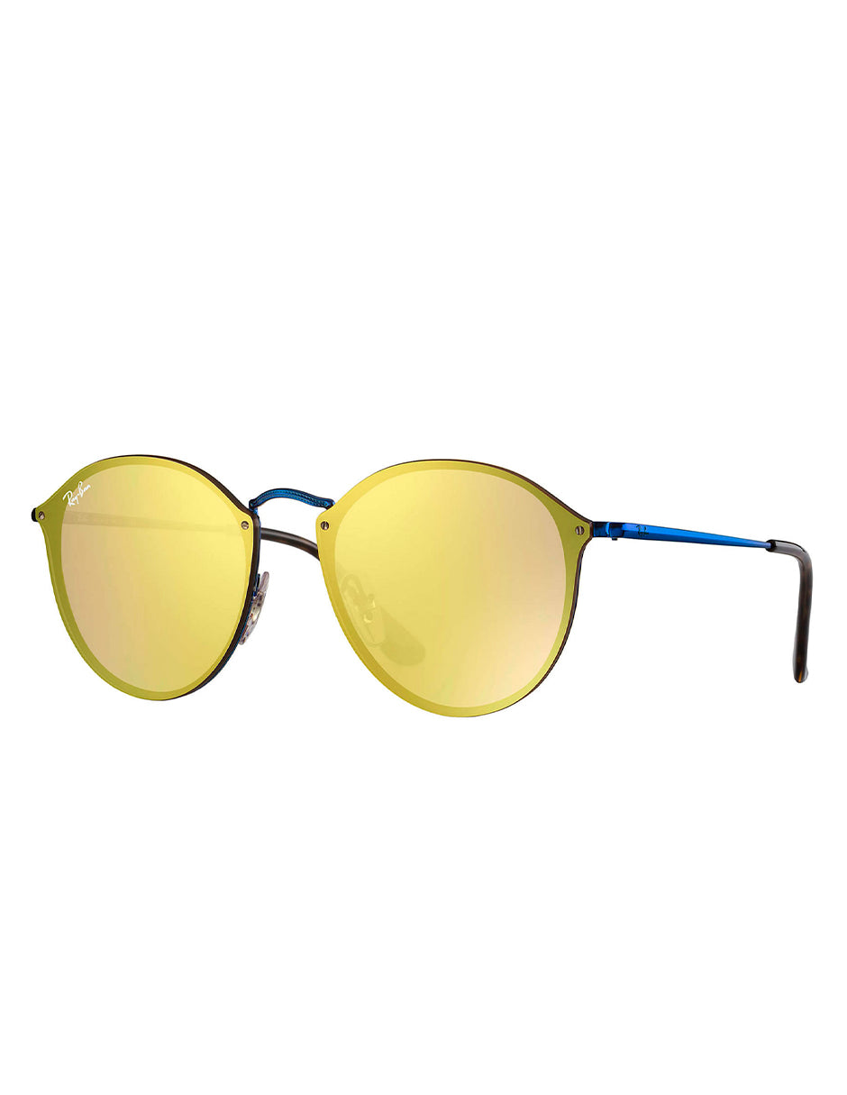 LENTES DE SOL RAY BAN BLAZE ROUND RB3574N 90387J 59MM AMARILLO