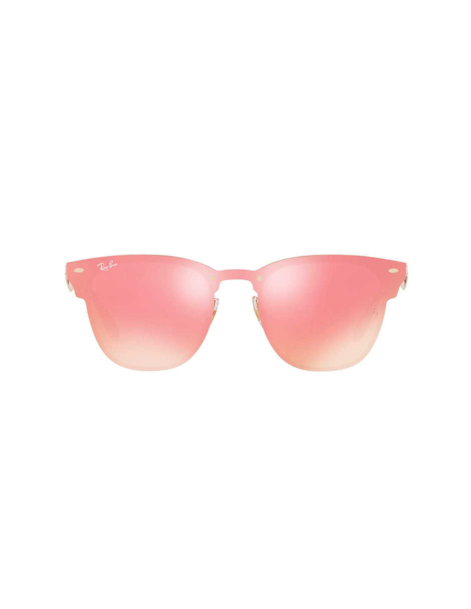 LENTE DE SOL RAY BAN BLAZE CLUBMASTER RB3576N 043 E4 47MM ROSA