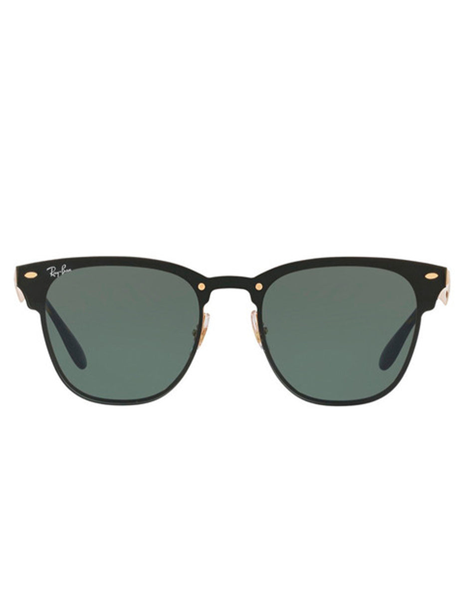 LENTES DE SOL RAY BAN BLAZE CLUBMASTER RB3576N 043/71 47MM G15 DORADO/NEGRO