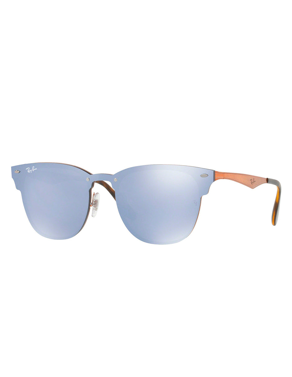 LENTES DE SOL RAY BAN BLAZE CLUBMASTER RB3576N 90391U 47MM PLATA