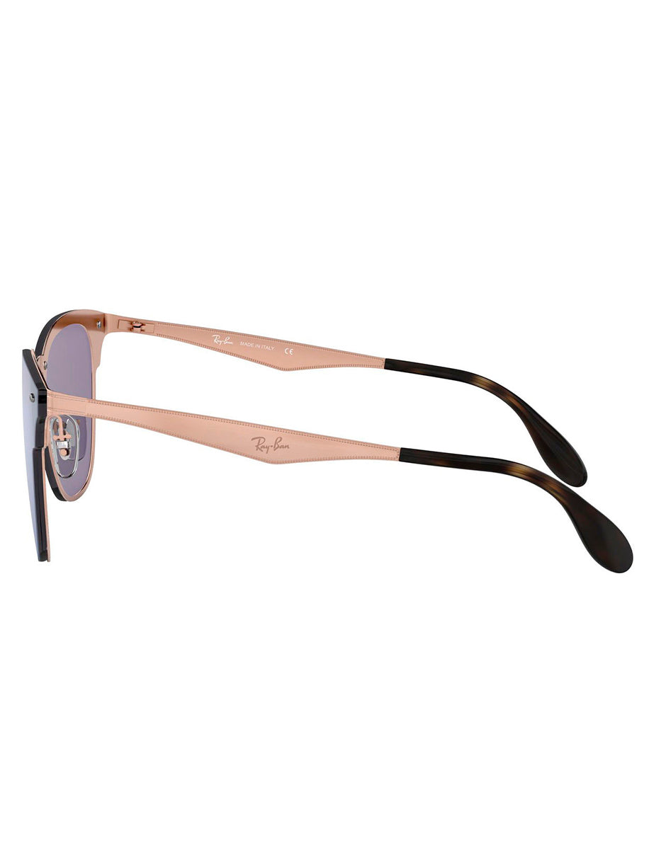 LENTES DE SOL RAY BAN BLAZE CLUBMASTER RB3576N 90391U 47MM PLATA