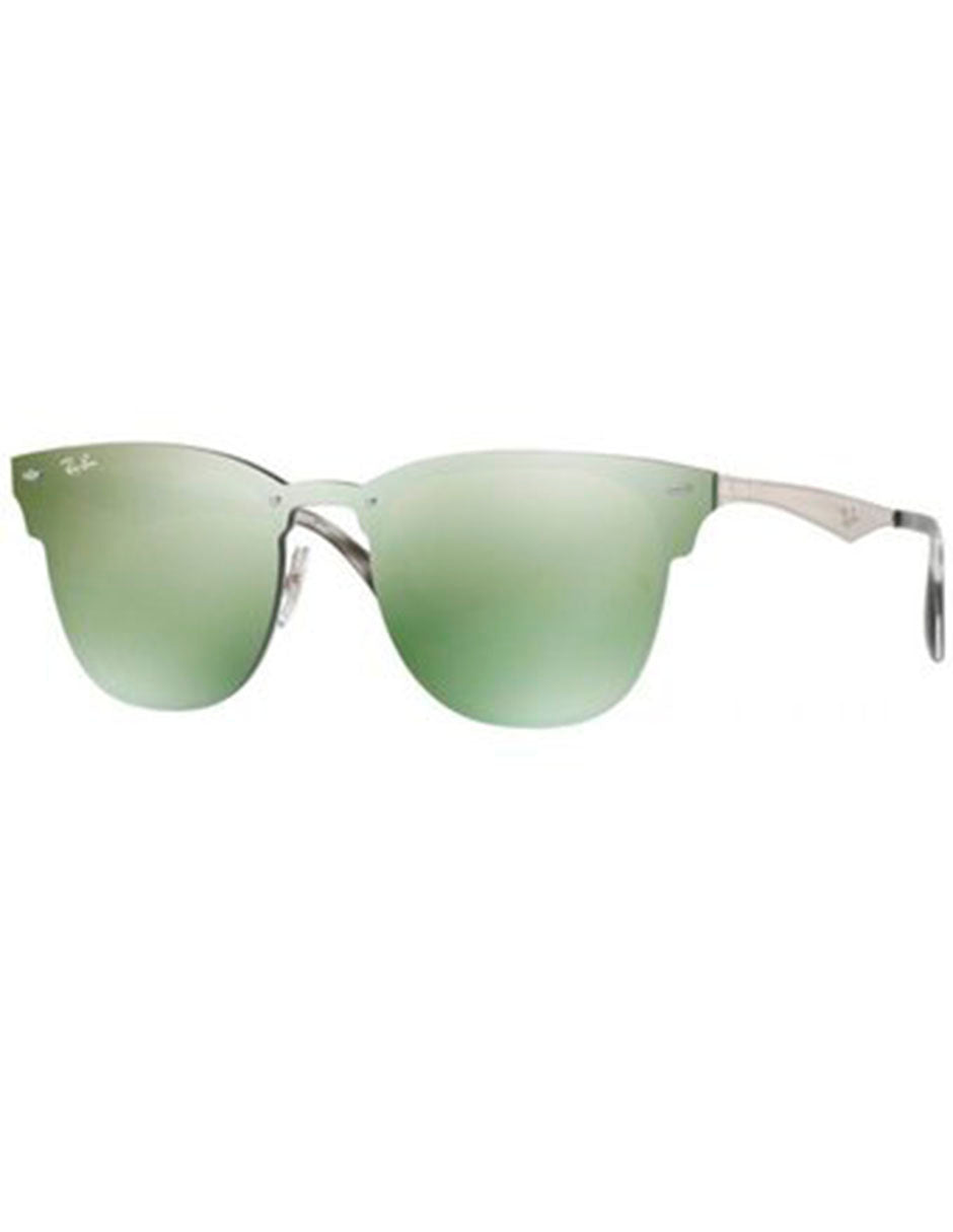 LENTE DE SOL RAY BAN BLAZE CLUBMASTER RB3576N 042 30 47MM VERDE