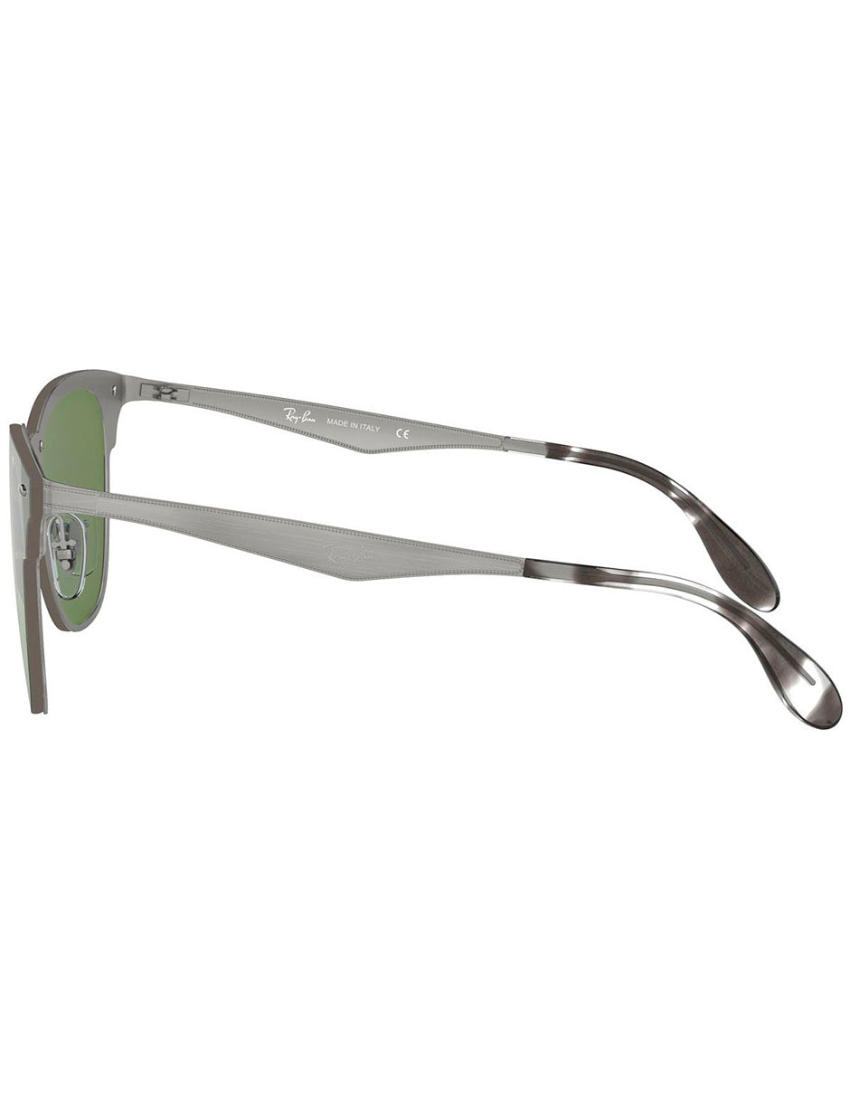 LENTE DE SOL RAY BAN BLAZE CLUBMASTER RB3576N 042 30 47MM VERDE