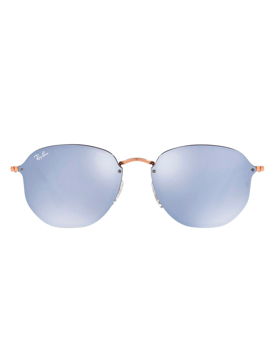 LENTES DE SOL RAY BAN BLAZE HEXAGONAL RB3579N 90351U 58MM PLATA