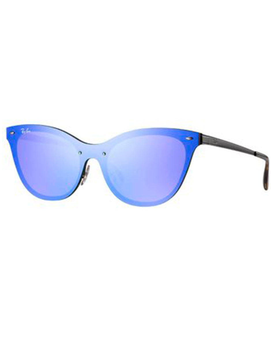 LENTE DE SOL RAY BAN BLAZE CAT-EYE RB3580N 153/7V 43MM AZUL