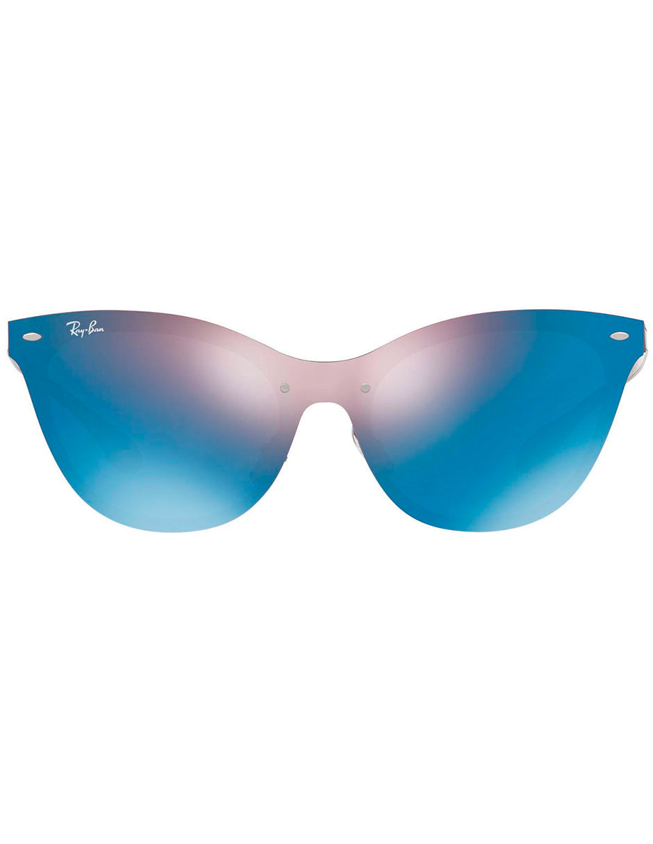 LENTE DE SOL RAY BAN BLAZE CAT-EYE RB3580N 153/7V 43MM AZUL