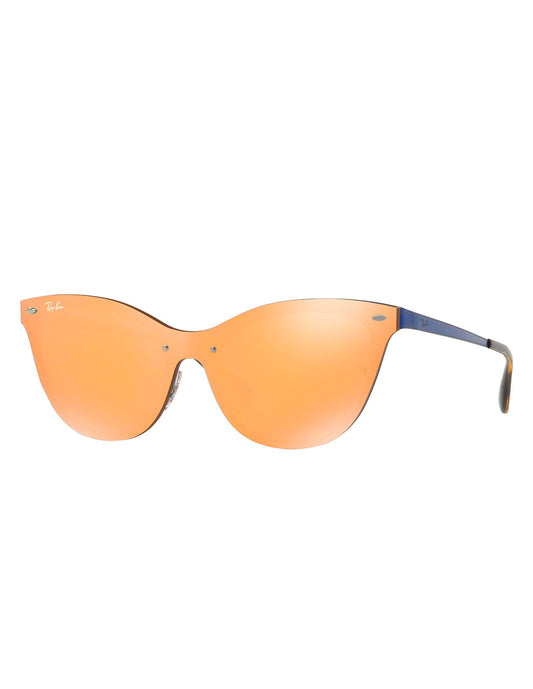 LENTES DE SOL RAY BAN BLAZE CAT EYE RB3580N 90377J 43MM AMARILLO