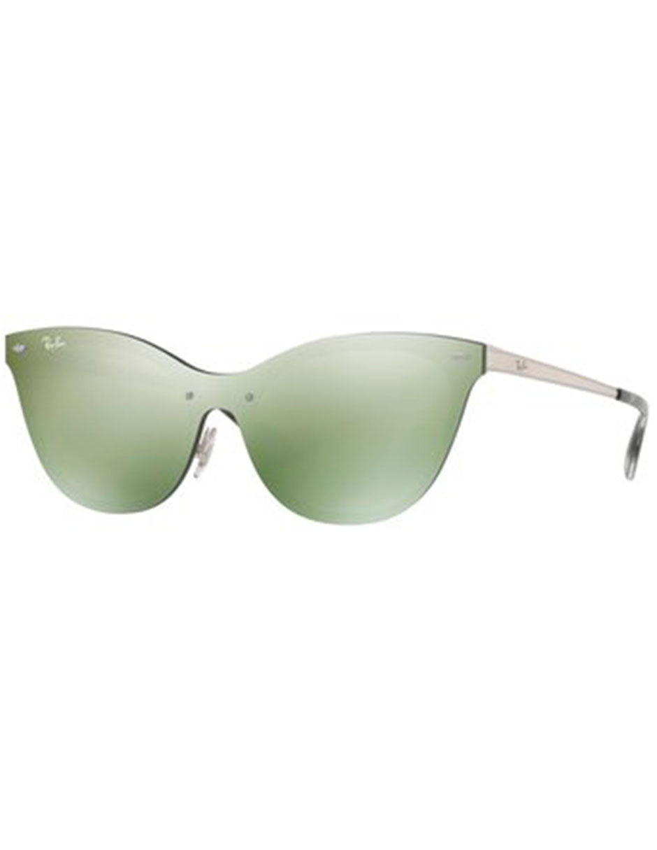 LENTE DE SOL RAY BAN BLAZE CAT-EYE RB3580N 042/30 43MM PLATA