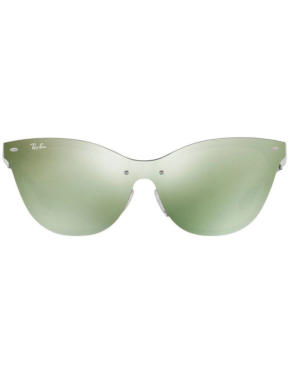 LENTE DE SOL RAY BAN BLAZE CAT-EYE RB3580N 042/30 43MM PLATA