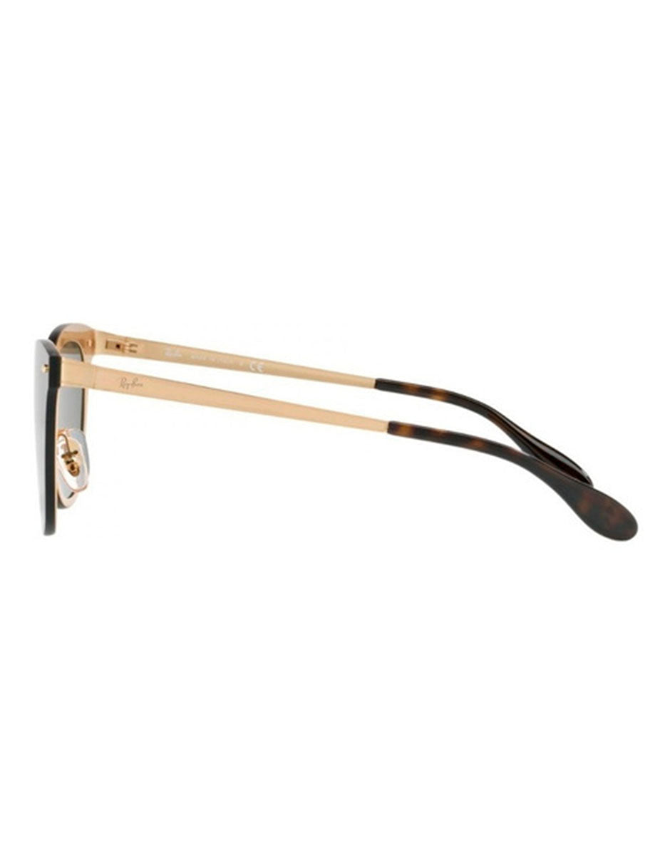 LENTE DE SOL RAY BAN BLAZE CAT-EYE RB3580N 043/71 43MM ORO