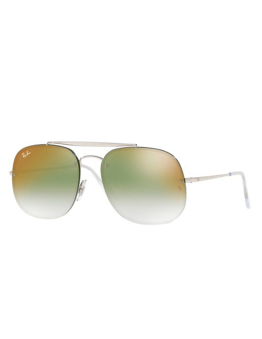 LENTES DE SOL RAY BAN BLAZE GENERAL RB3583N 003/W0 58MM PLATA VERDE